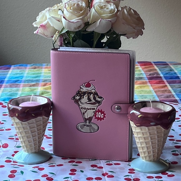 🍨🍒🍨 COACH NOTEBOOK WITH BOARDWALK GRAPHIC 🍨🍒🍨 NWT 🍨🍒🍨 - Picture 16 of 16